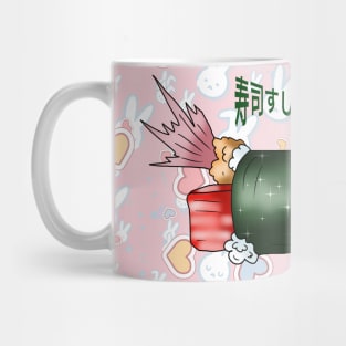 sushi roll cute rabbit rice Mug